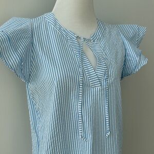 Vineyard Vines Blue Striped Dress